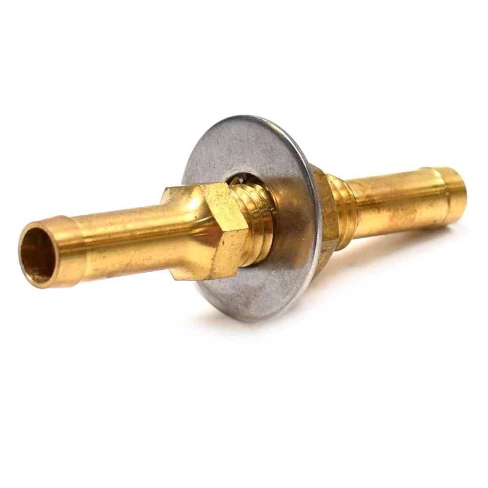 EVM Boat Fuel Line Splicer 7419936 - Brass 3/8 Inch