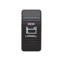 Carling Boat Contura III Rocker Switch Actuator - Deck Livewell Lit