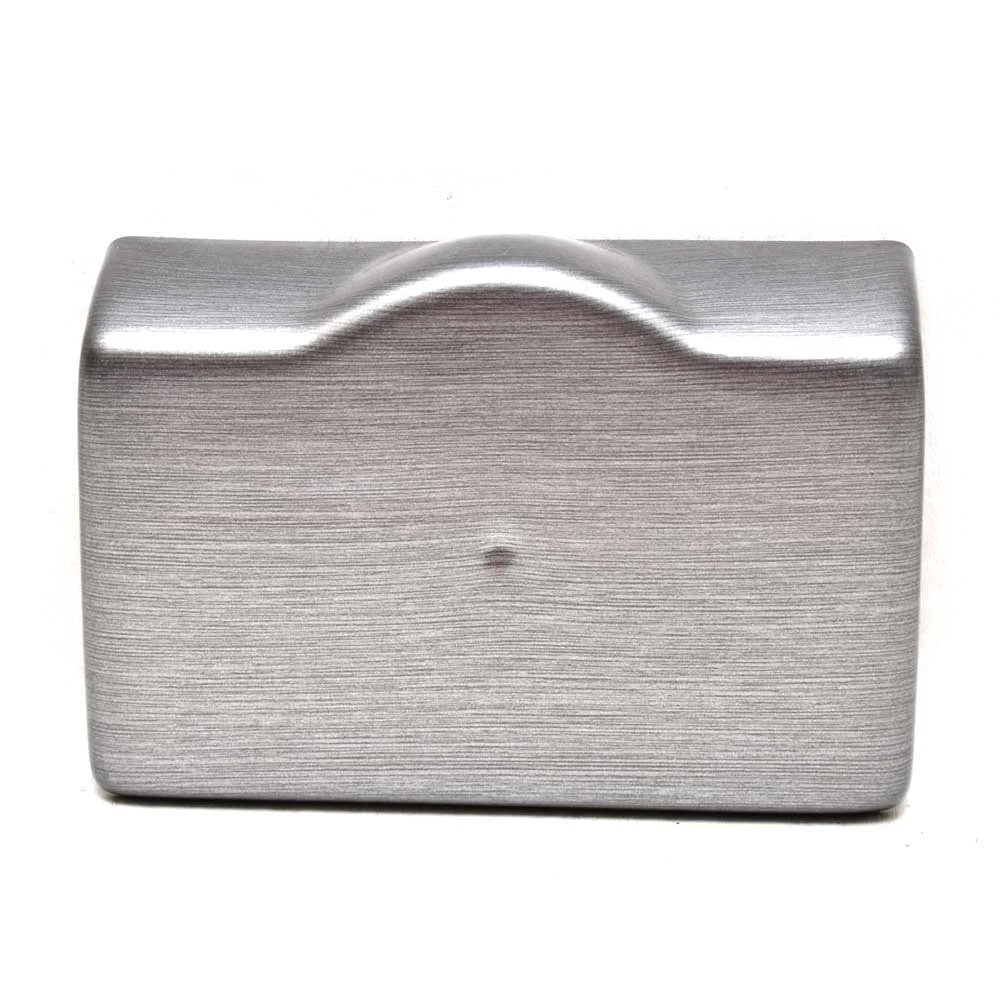 Lund Boat Blank Dash Panel 2250179 - 6 5/8 X 4 1/2 Inch Brushed Silver