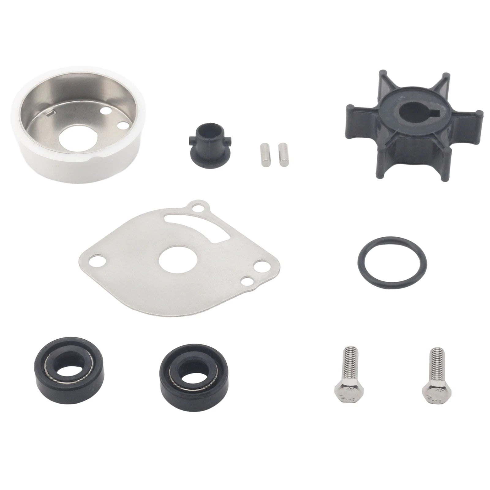 Water Pump Repair Impeller Kit Replace Yamaha Outboard 18-3462 18-3463
