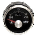 Faria Boat Temperature Gauge GP5802A - 2 Inch Silver Black