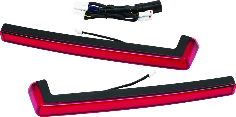 Kuryakyn Tracer Tour Pak Side Lights Red Lens Fits Harley Davidson 2014-2016