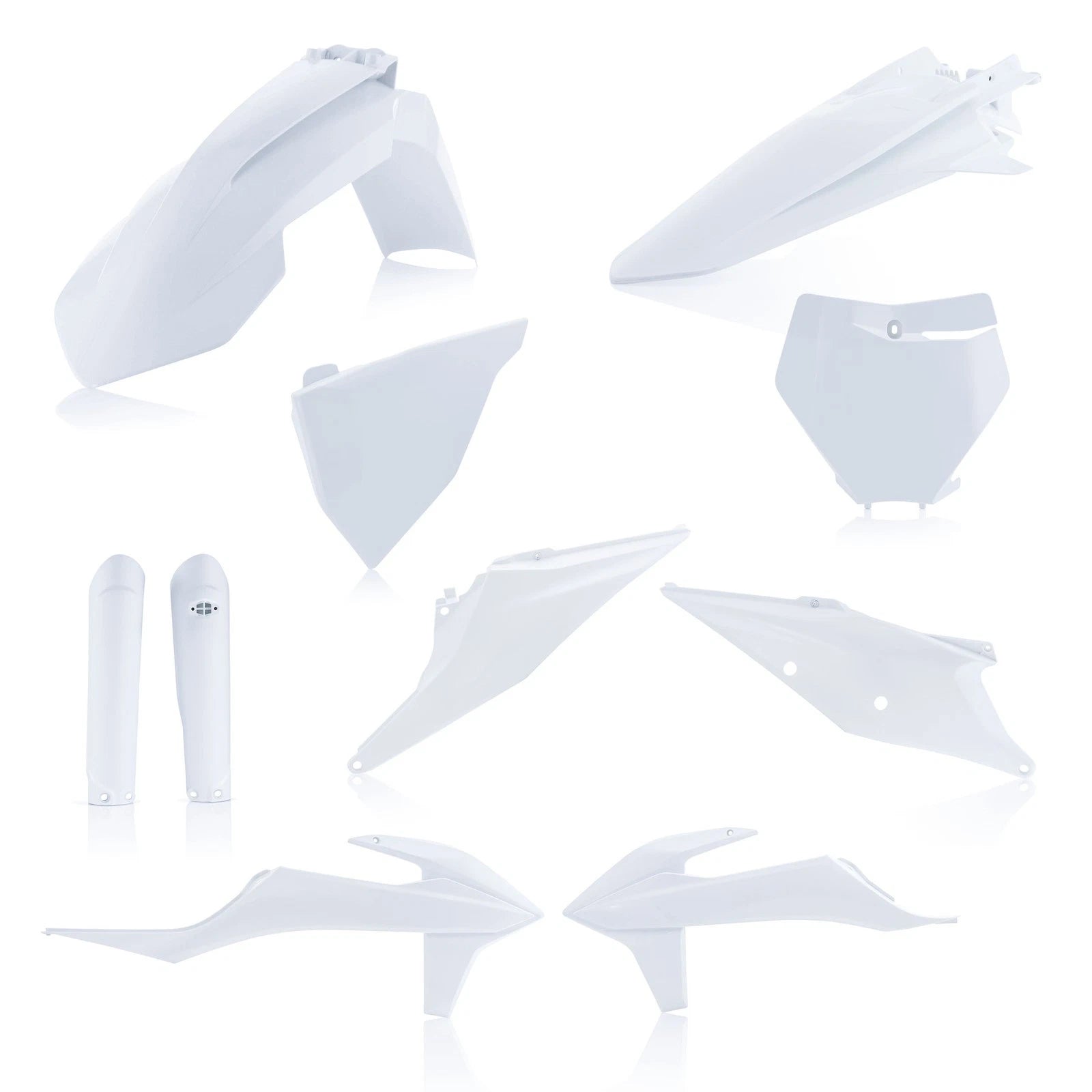 ACERBIS Full Plastic Kit White for KTM 2019-2020 Offroad Models