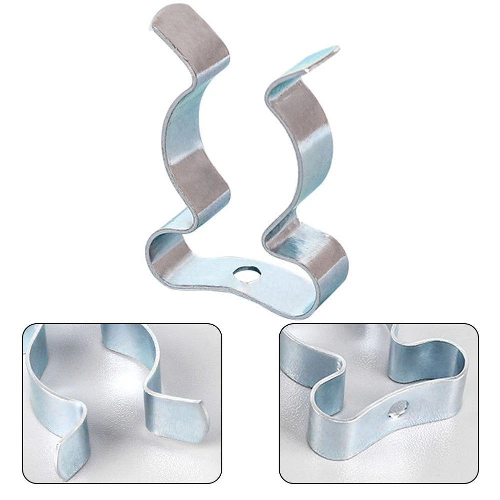 Terry Clips Tool Spring for Garages Shacks Courtyards Cabinets 10mm 10pcs