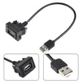 USB Extension Cable Part for Port Socket YJ-02 25cm Adapter Center Console