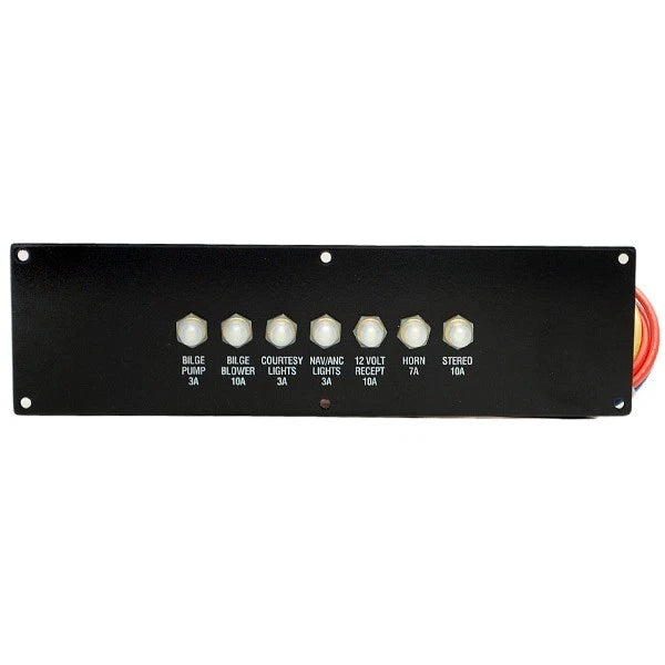 BRP Boat Breaker Switch Panel - Carling Black Aluminum