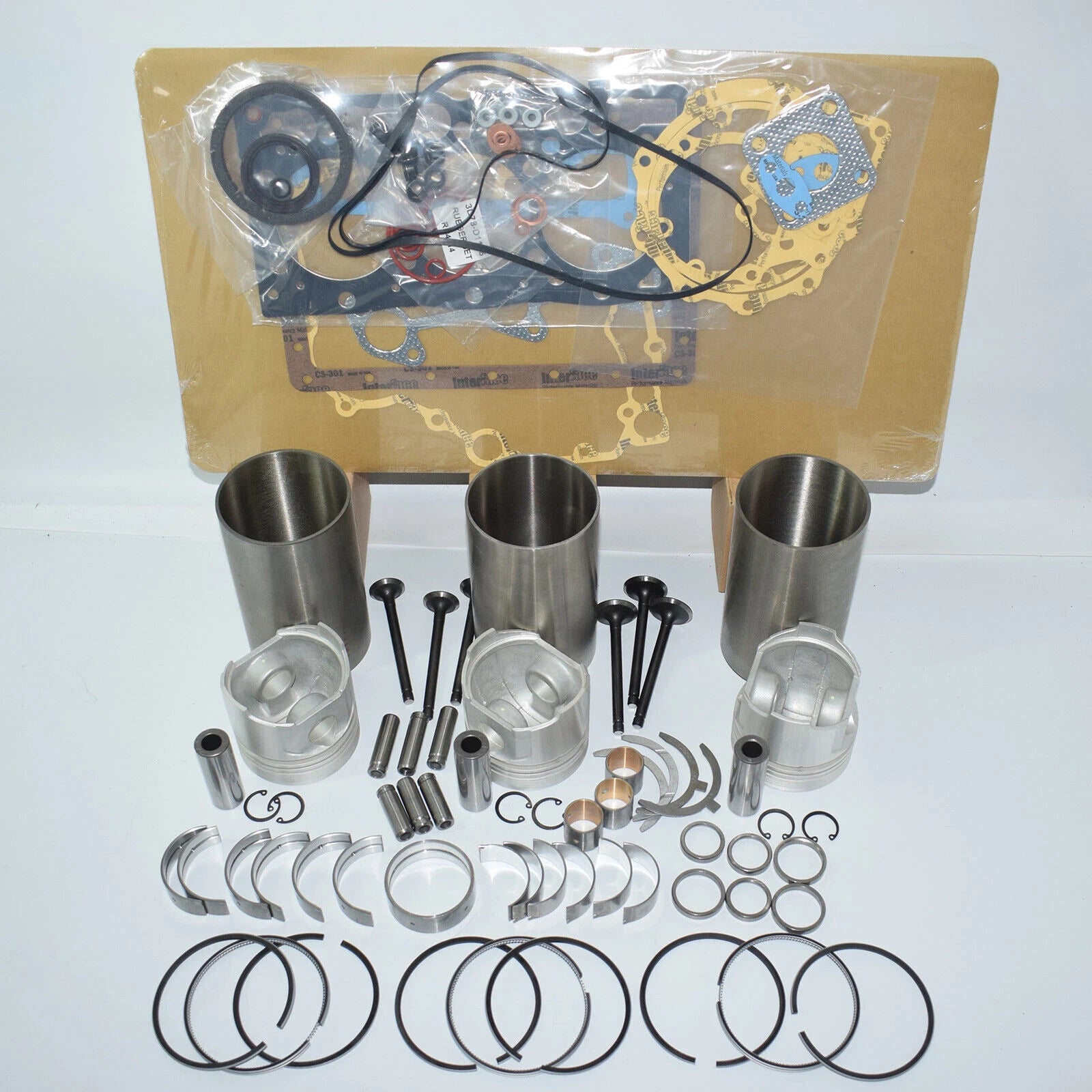 3TNE78AC Overhaul Rebuild Kit for Yanmar Engine Kobelco SK025 Z63 Excavator