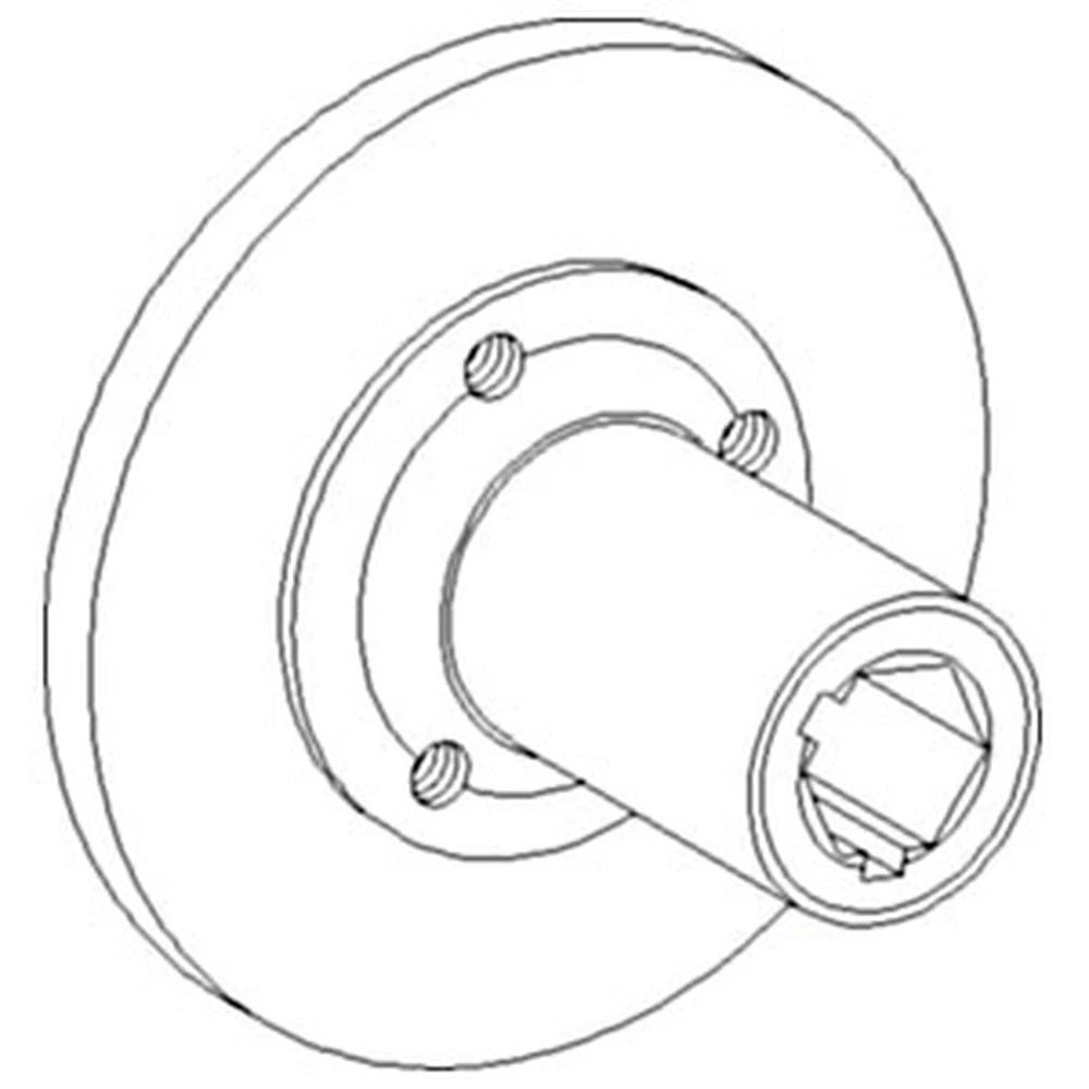 398526A1 Feeder House Jack Shaft Drive Hub Fits Case-IH Combine Models