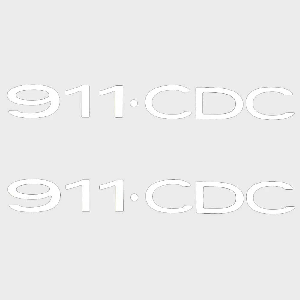 Nitro Boat Brand Decals 60842 - 911 CDC Stickers (pair)