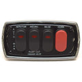 Nitro Boat Rocker Switch Panel - with Livewell Bilge Horn Black Silver