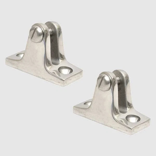 Stainless Steel Boat Bimini Bracket Mount 89115 - 2 1/4 X 1 1/2 Inch (pair)