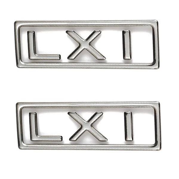 Larson Raised Boat Decals 0572922 - 2007 LXI 4 3/4 Inch (pair)