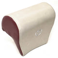Premier Pontoon Boat Captains Seat Headrest - Beige Burgundy