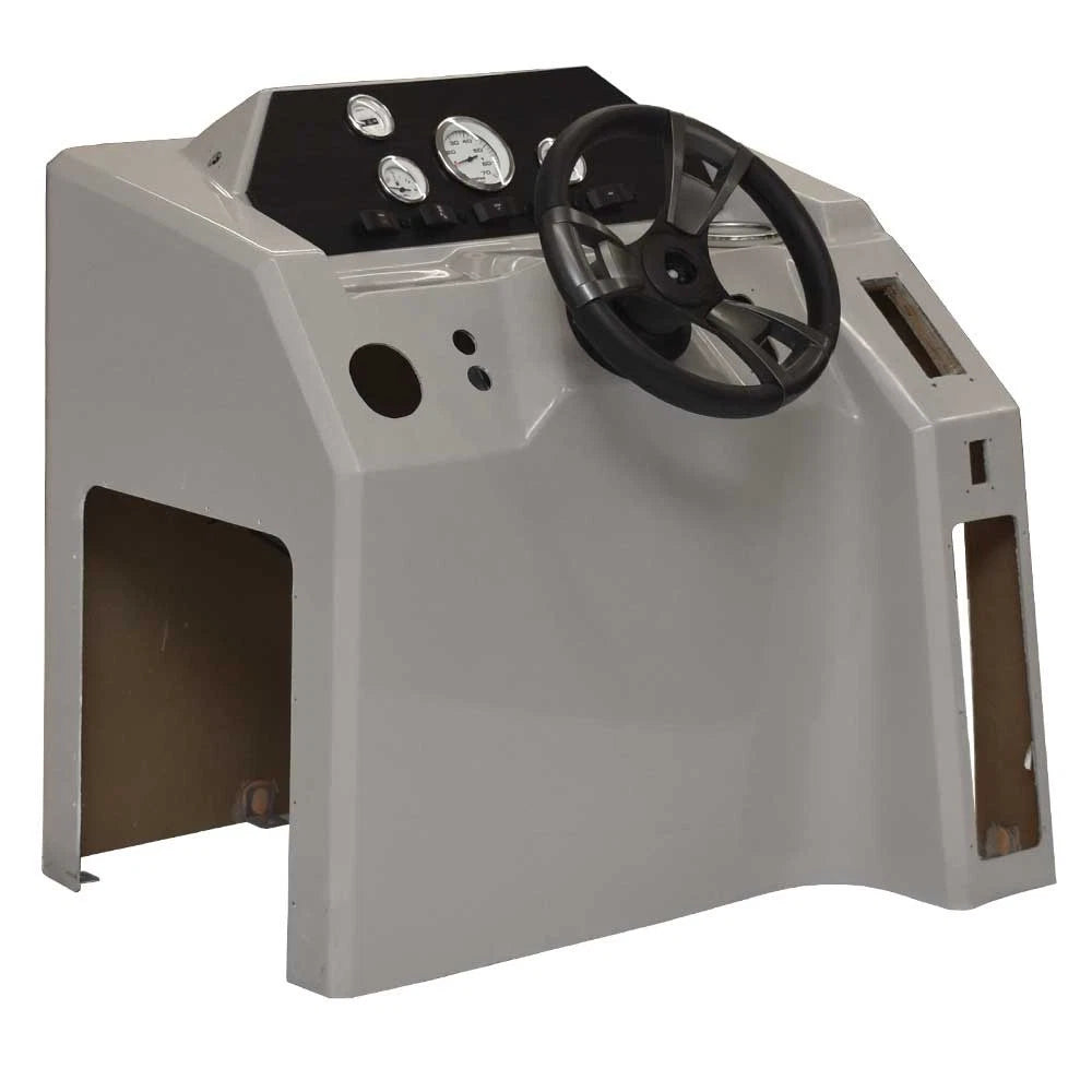 Viaggio Pontoon Boat Steering Console - Del Mar Gray