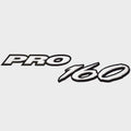 Tracker Boat Decal 309855 - Pro 160 White Black Sticker