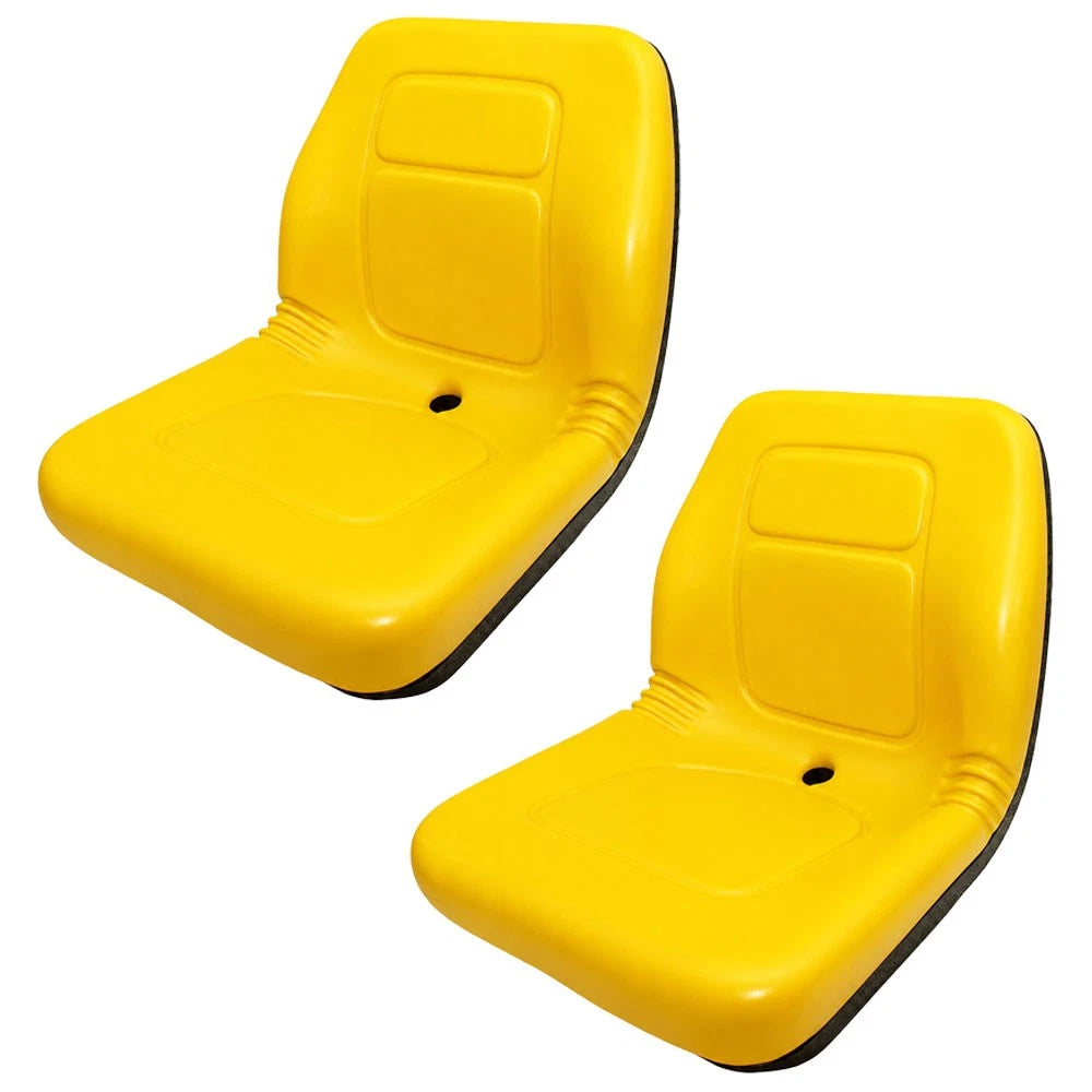 2 Yellow Seats Fits John Deere 3203 1023E 3032E 3038E Compact Tractors