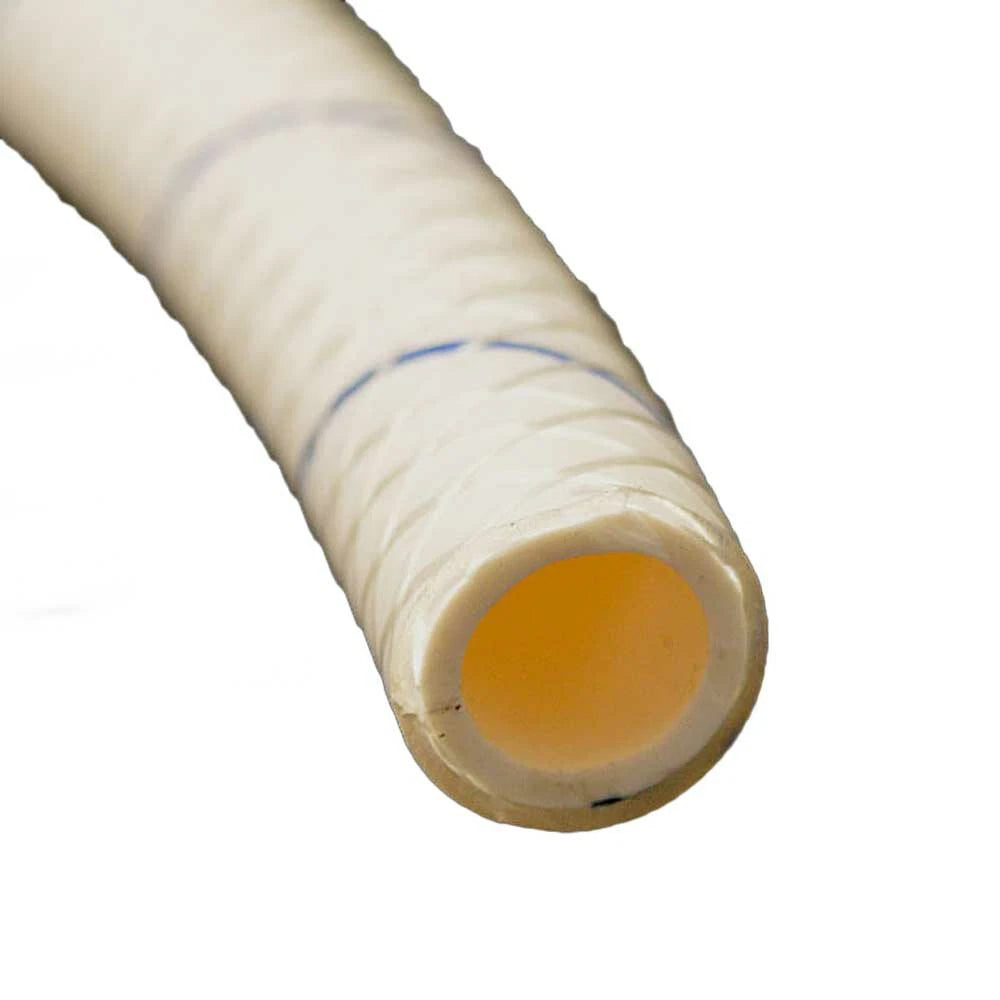 Boat Sanitation Water Hose - Reinforced 3/8 Inch PVC Blue Tracer (FT)