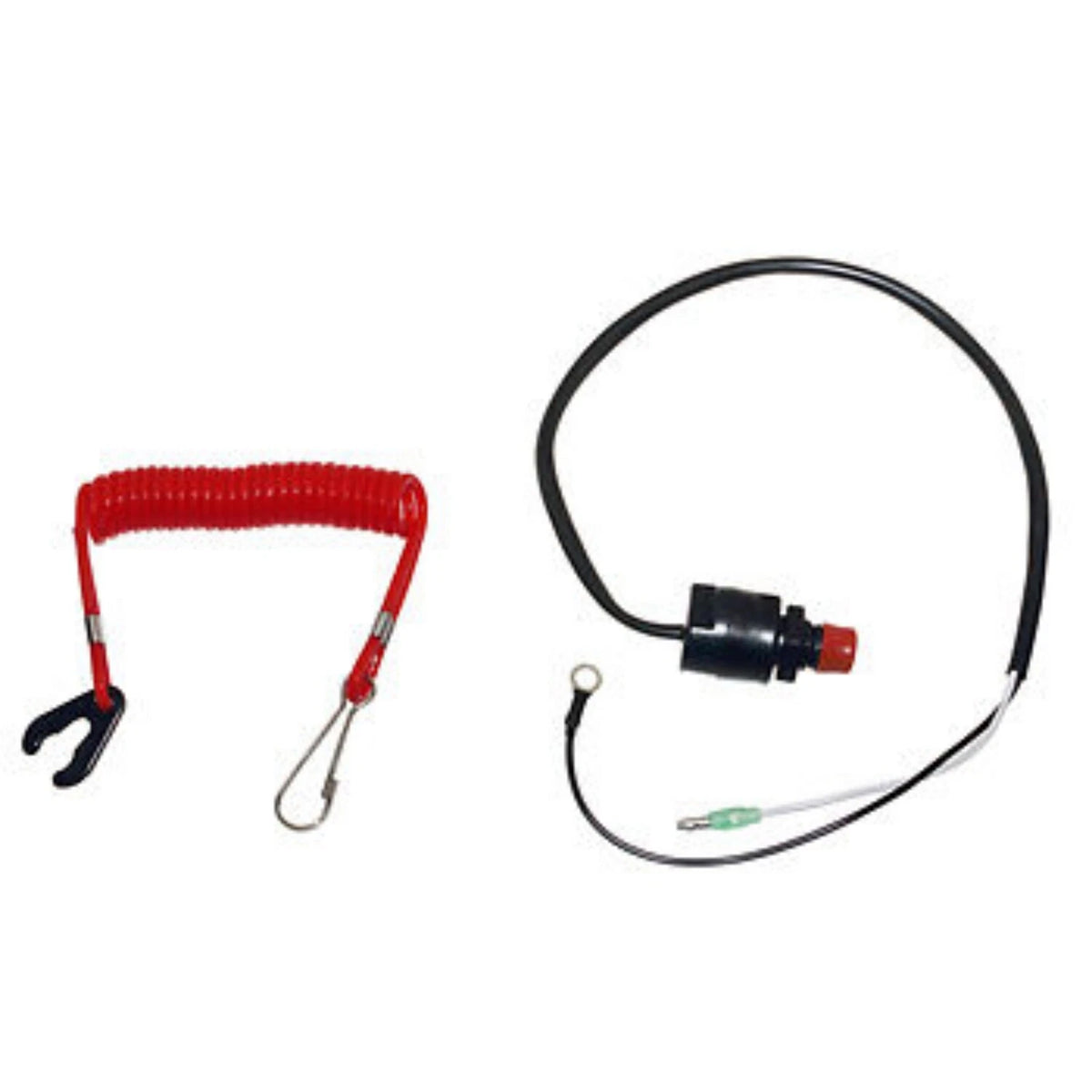 63V-82575-00 Kill Stop Switch & Safety Lanyard for Yamaha 2 Str Outboard Motor