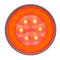 Optronics Boat Halo Light STL101RCB - Round 4 1/4 X 2 1/4 Inch Red
