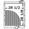 232545A1 Radiator Fits Case-IH Tractor: 8950