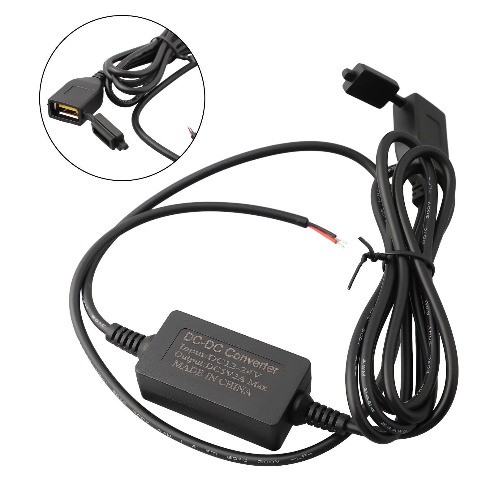 Waterproof USB Socket Charger for Motorcycle for SMART Phone GPS