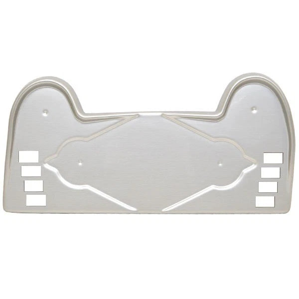 Stratos Boat Switch Panel Blank 7KE468 - 385 XF Silver Plastic