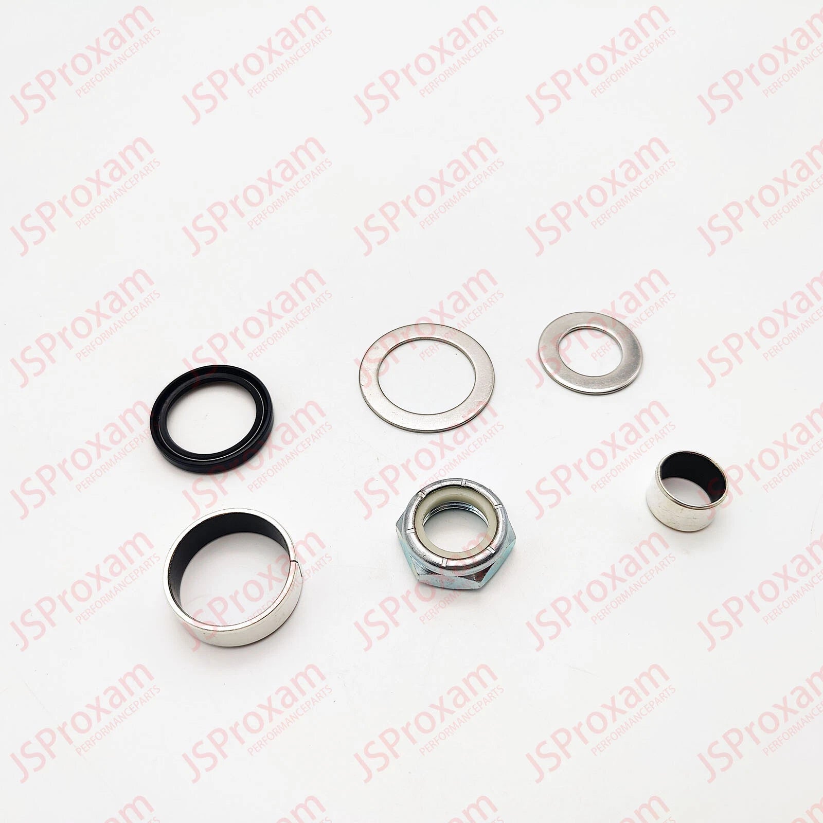 26-8M2005029 Gimbal Steer Arm Shaft Seal Bushing & Washer Nut Kit Fit MerCruiser