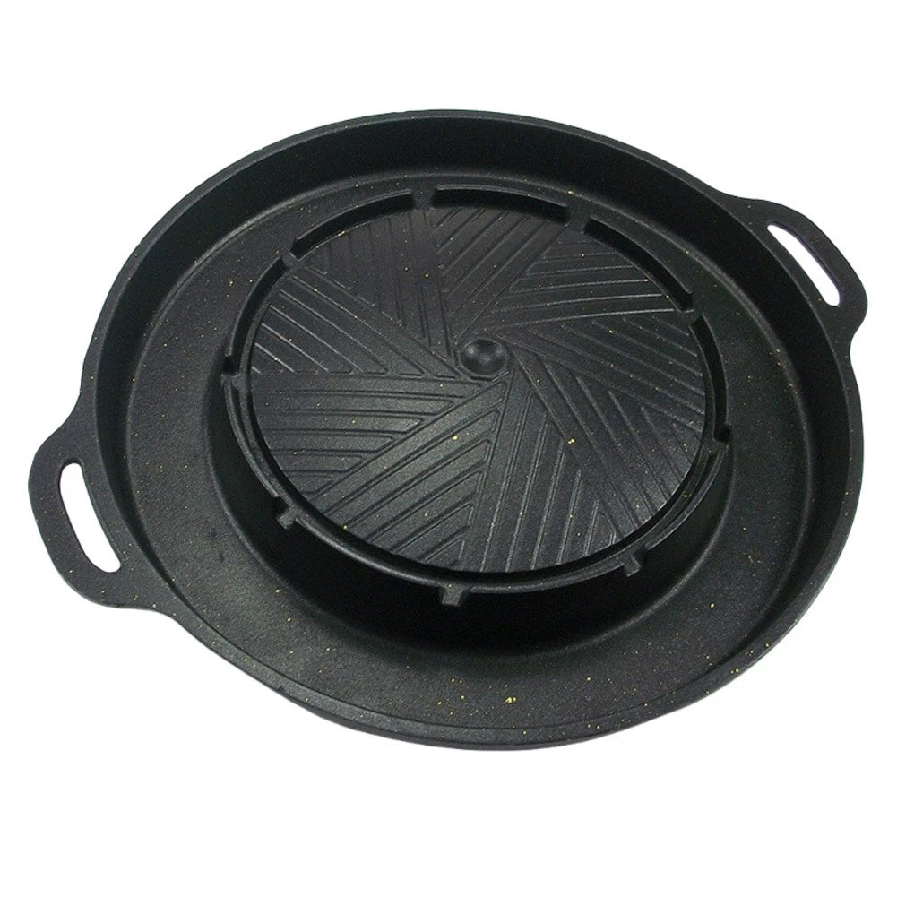 Aluminium BBQ Grill Plate Attachment for Portable Gas Cookers for Camping Use