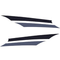 Misty Harbor Boat Graphic Decal Stickers - Pontoon Blue (set of 2)