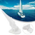 For Boat Speed Pressure Speedometer Kick-up Pitot Tube White 1pc Kick-up