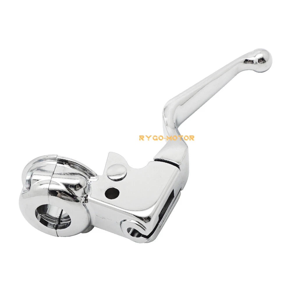 Clutch Lever Perch Clamp Kit for Harley Softail Fat Boy Night Train Road King
