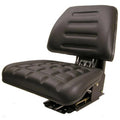 T116BL Black Seat with Trapezoid Backrest Fits John Deere Fits Case IH Fits Ho