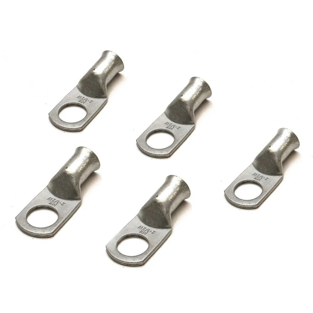 Molex Boat Battery Cable Lugs 0192210236 - 2 AWG 1/2 Inch Stud (set of 5)