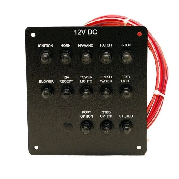 MasterCraft Boat Breaker Panel - 12VDC Aluminum