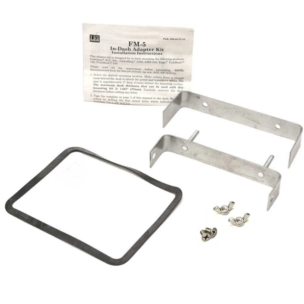 Lowrance Boat In-Dash Mounting Bracket 113-04 - FM-5 (kit)