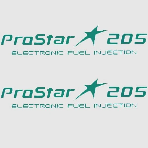 MasterCraft Boat Decal Stickers - ProStar 205 Green Pair