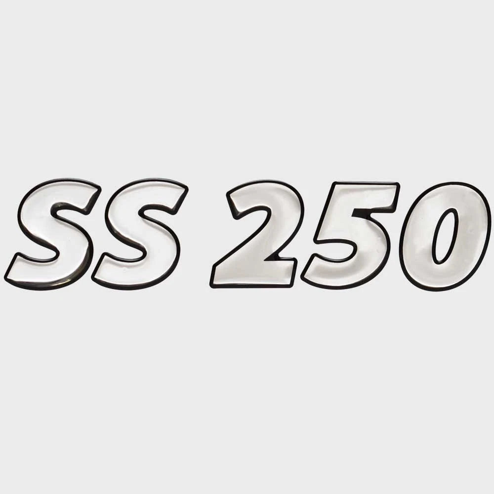 Lowe Boat Raised Decal 2258093 - SS250 Silver 9 1/4 X 2 1/8 Inch 2017