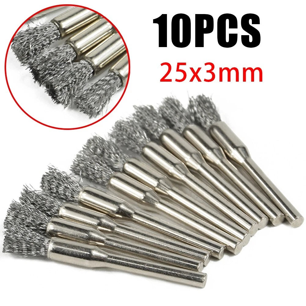 Wire Brush Metal Manufacturing Rotary Drill Rugged Shipyards Automobiles