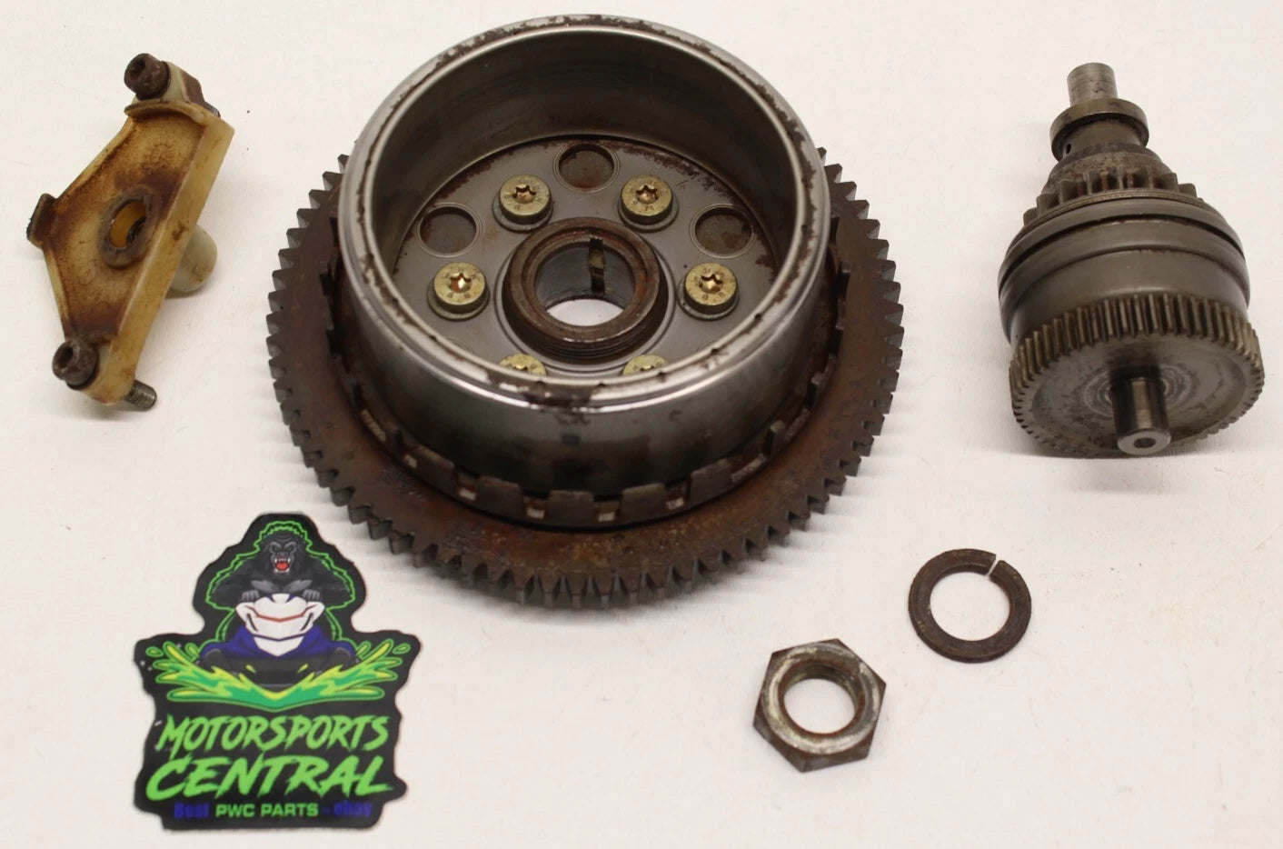 SEADOO GTX DI RX LRV 3D XP 951 FLYWHEEL HUG GEAR BENDIX BRACKET NUT 420966822