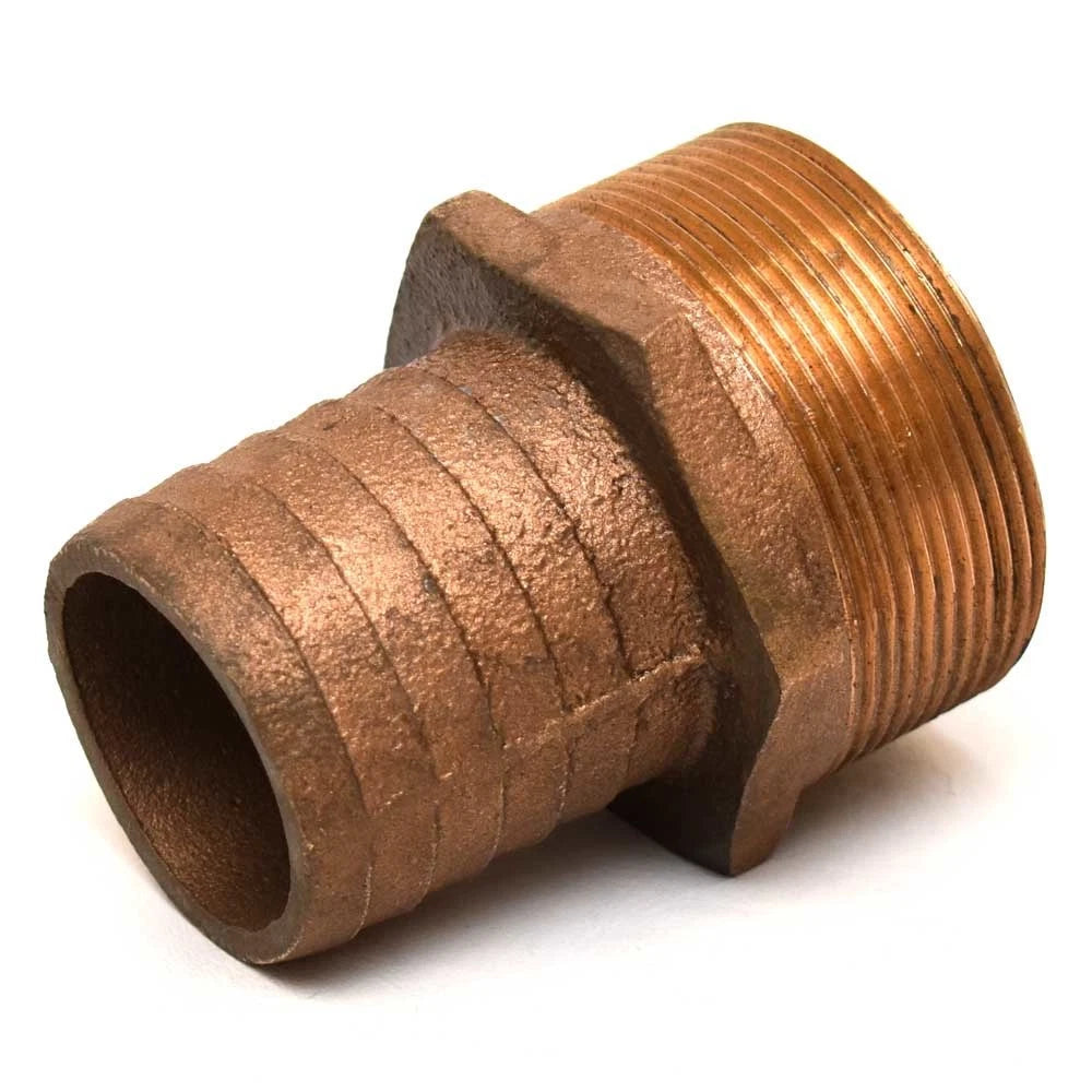 Cruisers Boat Straight Hose Fitting V1248800 - Flow Pipe 1 3/4 Inch