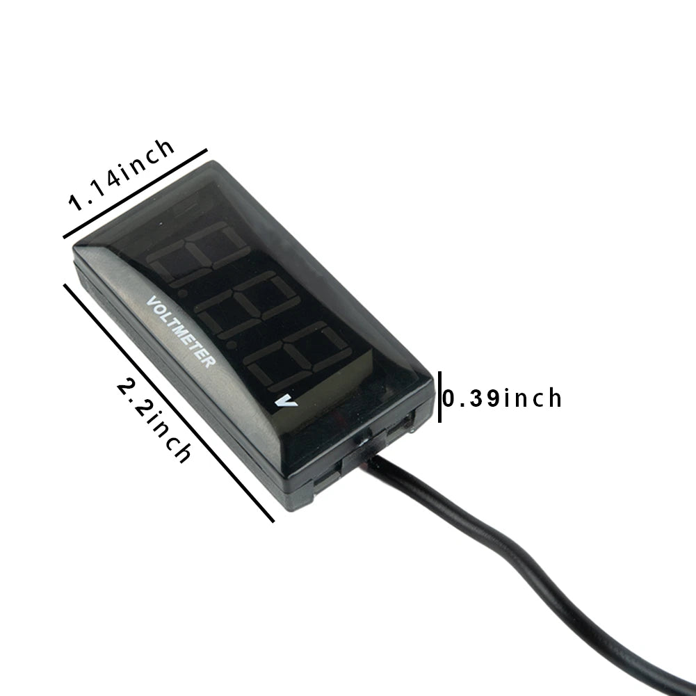 DC 12V✅ LED Digital Monitor Volt Meter Display Battery Gauge Voltage Caravan/Car