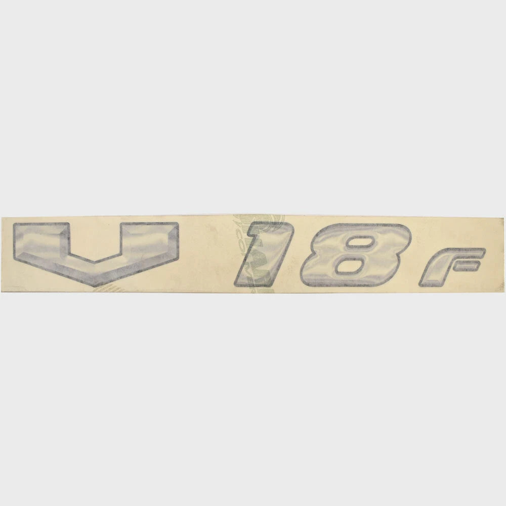 SunCatcher Boat Model Decal Sticker 73405323 - V18F Silver Black