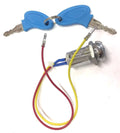 MINI MOTOCROSS XRF500 KEY SWITCH IGNITION XRF 500 KEYS 36 VOLT DIRT BIKE
