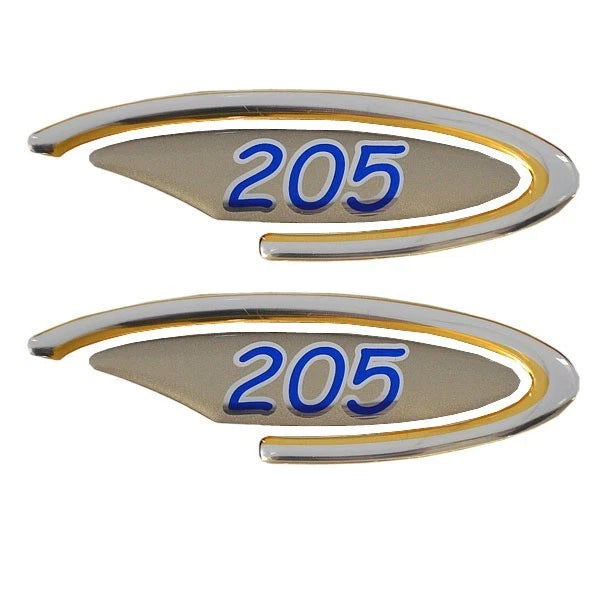 Four Winns Boat Raised Decals 055-2721 - 205 Model Stickers (pair)