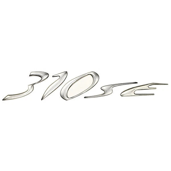Doral Boat Brand Decal 310 SE - Silver Raised Foam Filled