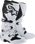 Alpinestars Tech 7 Off-Road Boots White/Black US 13 - Durable Motorcycle