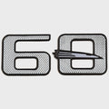 Chaparral Boat Raised Decal 14.03266 - 60th Anniversary Silver Sticker