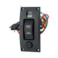 Switch Panel Bilge Curved Shaped Plastic IP66 ON-OFF-ON Waterproof 20 a Fuse