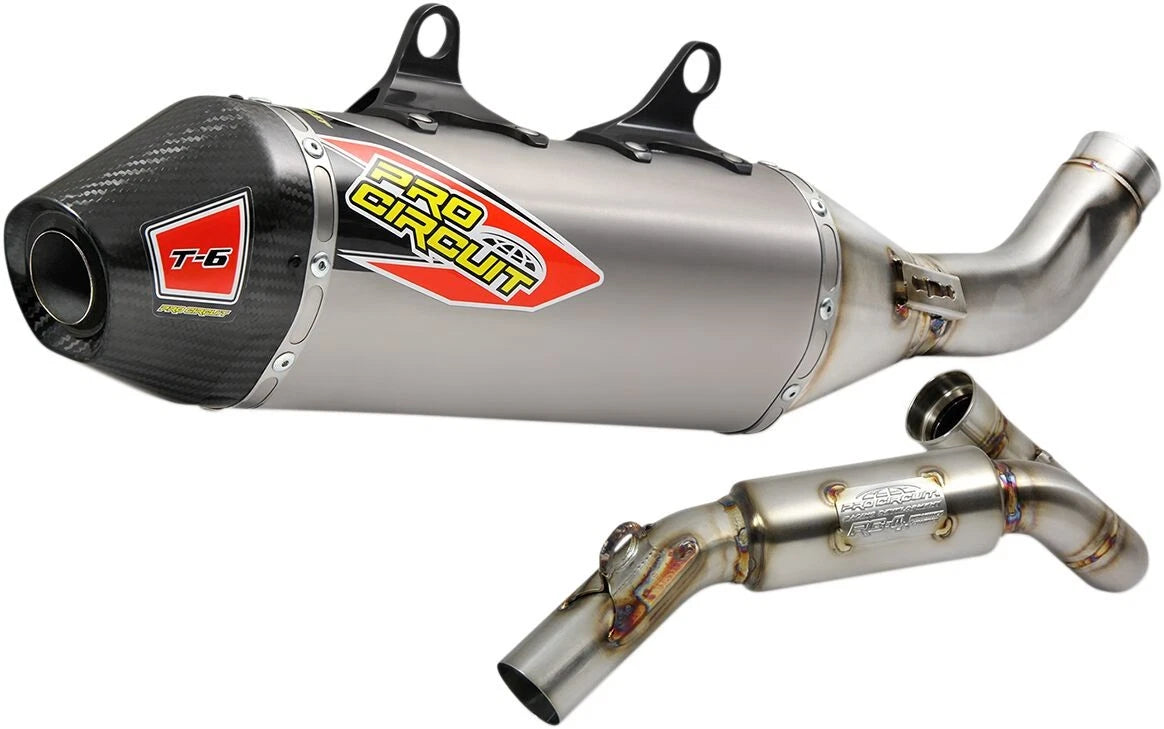 Pro Circuit T-6 EURO EXHAUST SYSTEM SS/TI/CF for KTM SX-F 450 2020