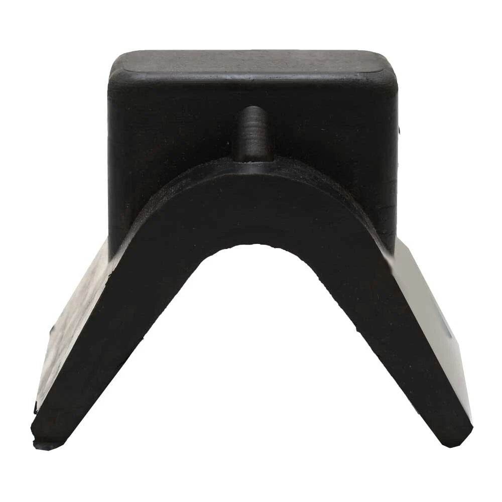 Shoreline Boat Bow Stop SL52317 - 3 X 3 Inch Black Rubber